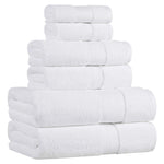 Turkish Cotton Plush Towel Set 6 Piece