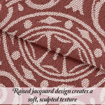 Lightweight Cotton Blend Bedspread Sets Adalie Medallion Jacquard