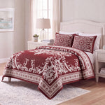 Lightweight Cotton Blend Bedspread Sets Adalie Medallion Jacquard