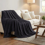 Flannel Fleece Blanket – Alaska Diamond Quilted - Warm and Plush