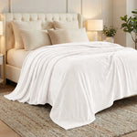 Flannel Fleece Blanket – Alaska Diamond Quilted - Warm and Plush