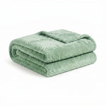 Flannel Fleece Blanket – Alaska Diamond Quilted - Warm and Plush