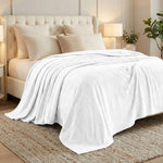 Flannel Fleece Blanket – Alaska Diamond Quilted - Warm and Plush