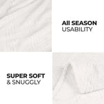 Flannel Fleece Blanket – Alaska Diamond Quilted - Warm and Plush