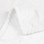 Flannel Fleece Blanket – Alaska Diamond Quilted - Warm and Plush