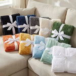 Flannel Fleece Blanket – Alaska Diamond Quilted - Warm and Plush