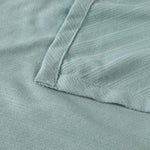 Superior Milan Cotton Textured Striped Lightweight Woven Blanket
