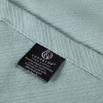 Superior Milan Cotton Textured Striped Lightweight Woven Blanket
