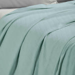 Superior Milan Cotton Textured Striped Lightweight Woven Blanket