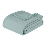 Superior Milan Cotton Textured Striped Lightweight Woven Blanket