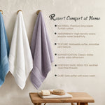 Aria Turkish Cotton Face Towels 12-Piece Set