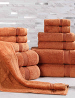 12-Piece Egyptian Cotton Plush Bath Towel Set - Heritage