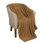 Fleece Blanket Plush Cozy Warm Arctic Boho Knit Jacquard