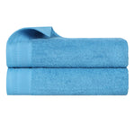 Superior Honeycomb Textured Border Cotton Luxury Bath Sheets, Set of 2