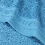 Superior Honeycomb Textured Border Cotton Luxury Bath Sheets, Set of 2