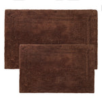 Superior Non-Slip Absorbent Assorted Solid 2 Piece Bath Rug Set