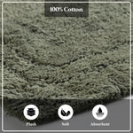 Superior Non-Slip Absorbent Assorted Solid 2 Piece Bath Rug Set