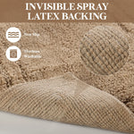 Superior Non-Slip Absorbent Assorted Solid 2 Piece Bath Rug Set