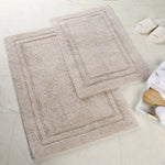 Superior Non-Slip Absorbent Assorted Solid 2 Piece Bath Rug Set