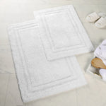 Superior Non-Slip Absorbent Assorted Solid 2 Piece Bath Rug Set