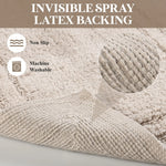 Superior Non-Slip Absorbent Assorted Solid 2 Piece Bath Rug Set