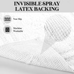 Superior Non-Slip Absorbent Assorted Solid 2 Piece Bath Rug Set