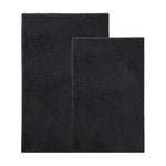 Brou Diamond Lattice Textured Washable Bath Rugs, Set of 2