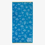 Superior Bahama Cotton Fuzzy Velour Terry Large Oversized Beach Towel