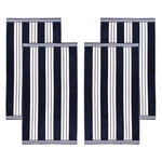 Striped Oversized Cabana Cotton Beach Towel Sets