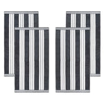 Striped Oversized Cabana Cotton Beach Towel Sets