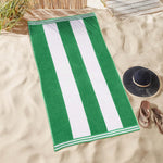 Cabana Stripe Oversized Cotton Beach Towel Sets