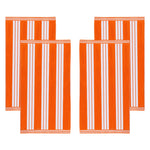 Striped Oversized Cabana Cotton Beach Towel Sets