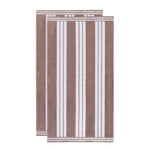 Striped Oversized Cabana Cotton Beach Towel Sets