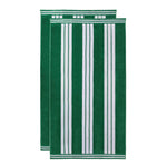 Striped Oversized Cabana Cotton Beach Towel Sets