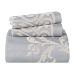 Lightweight Cotton Blend Bedspread Sets Adalie Medallion Jacquard