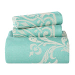 Lightweight Cotton Blend Bedspread Sets Adalie Medallion Jacquard
