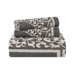 Lightweight Cotton Jacquard Bedspread Set – 3‐Piece Floral Scroll
