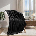 Superior Fleece Plush Medium Weight Fluffy Solid Decorative Blanket