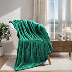 Superior Fleece Plush Medium Weight Fluffy Solid Decorative Blanket
