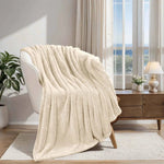 Superior Fleece Plush Medium Weight Fluffy Solid Decorative Blanket