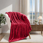 Superior Fleece Plush Medium Weight Fluffy Solid Decorative Blanket