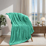 Superior Fleece Plush Medium Weight Fluffy Solid Decorative Blanket