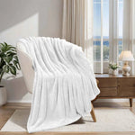 Superior Fleece Plush Medium Weight Fluffy Solid Decorative Blanket