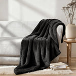 Superior Fleece Plush Medium Weight Fluffy Solid Decorative Blanket