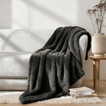 Superior Fleece Plush Medium Weight Fluffy Solid Decorative Blanket
