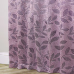 Leaves Room Darkening Washable Blackout Curtain Panels, Set of 2