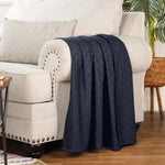 100% Cotton Thermal Blanket – Basketweave All-Season, Lightweight & Breathable