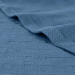 100% Cotton Thermal Blanket – Basketweave All-Season, Lightweight & Breathable