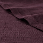 100% Cotton Thermal Blanket – Basketweave All-Season, Lightweight & Breathable