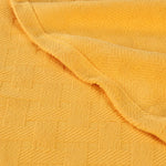 100% Cotton Thermal Blanket – Basketweave All-Season, Lightweight & Breathable